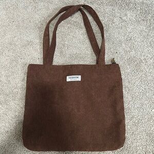 BROWN TOTE BAG
